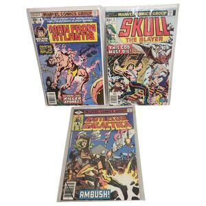 Marvel Comics Vintage Comic Book Lot Of 3 (.30, .35. .40) Pre-owned Very Good